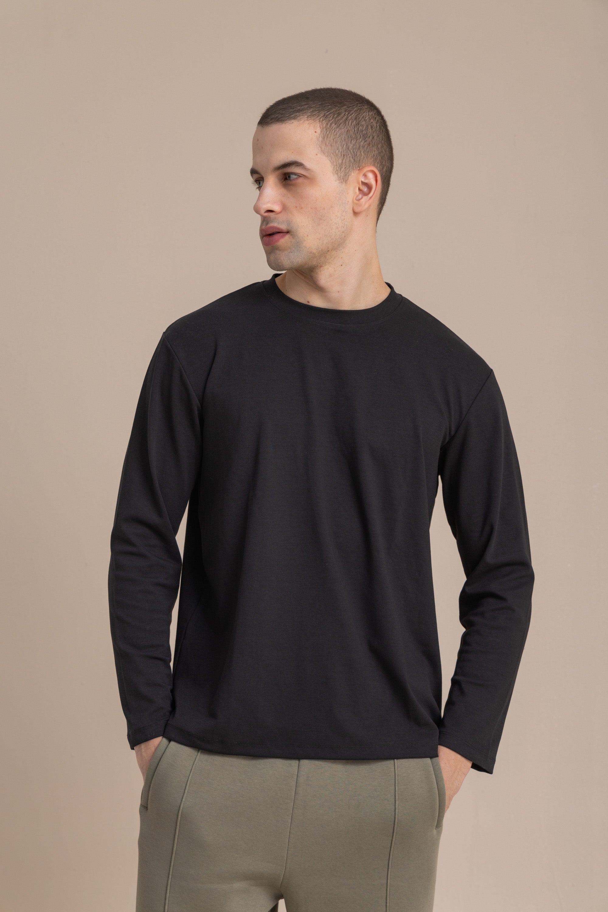 Black Long Sleeve Premium T-Shirt