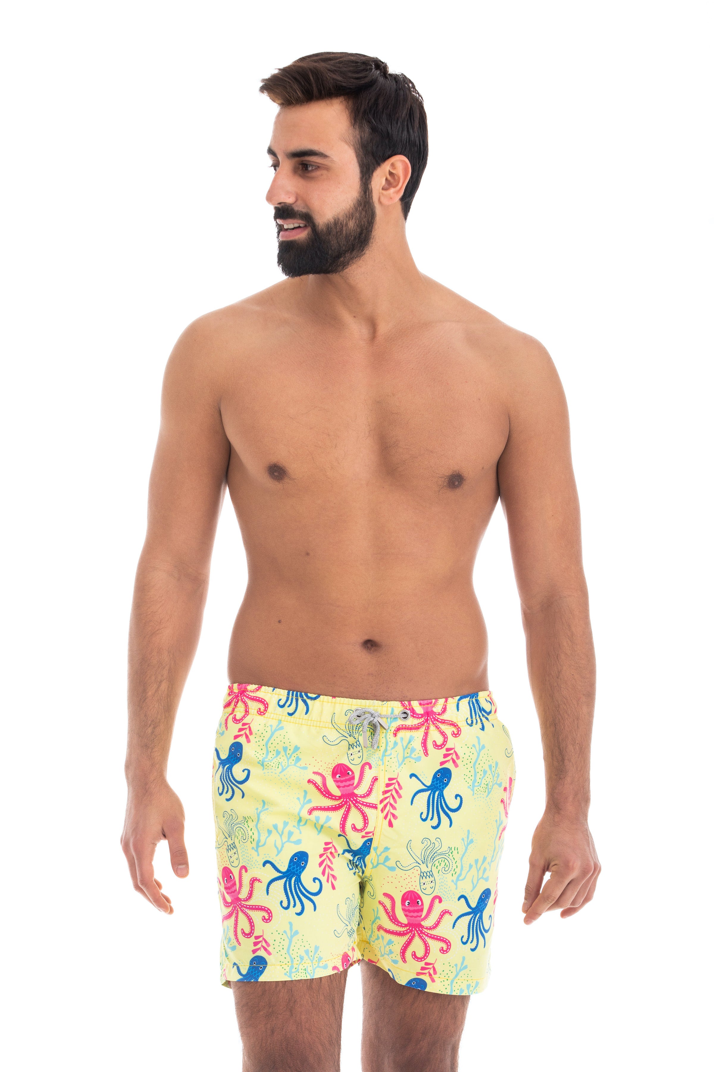 yellow octopus swim shorts yellow octopus swim shorts