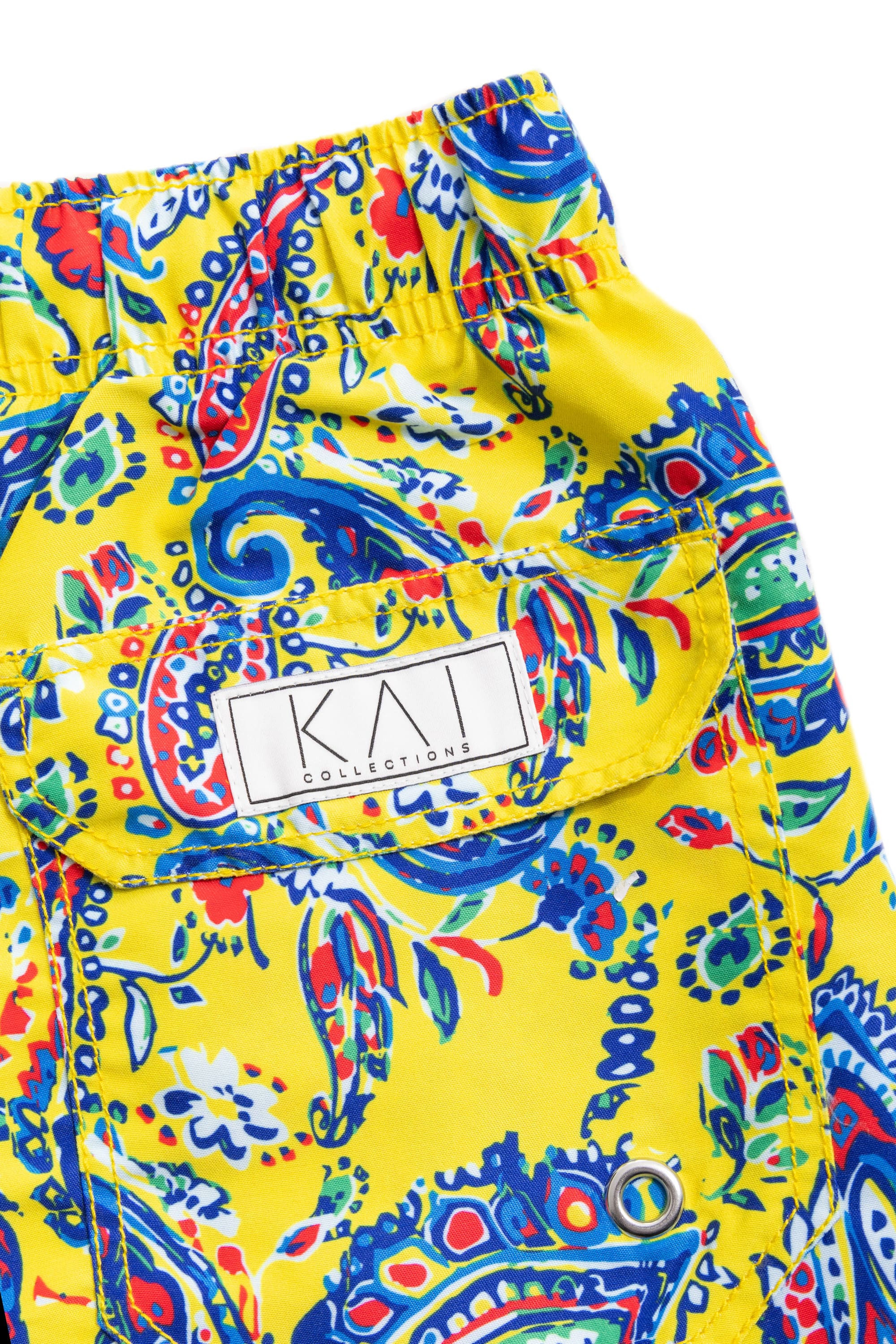 Yellow Paisley Swim Shorts Yellow Paisley Swim Shorts