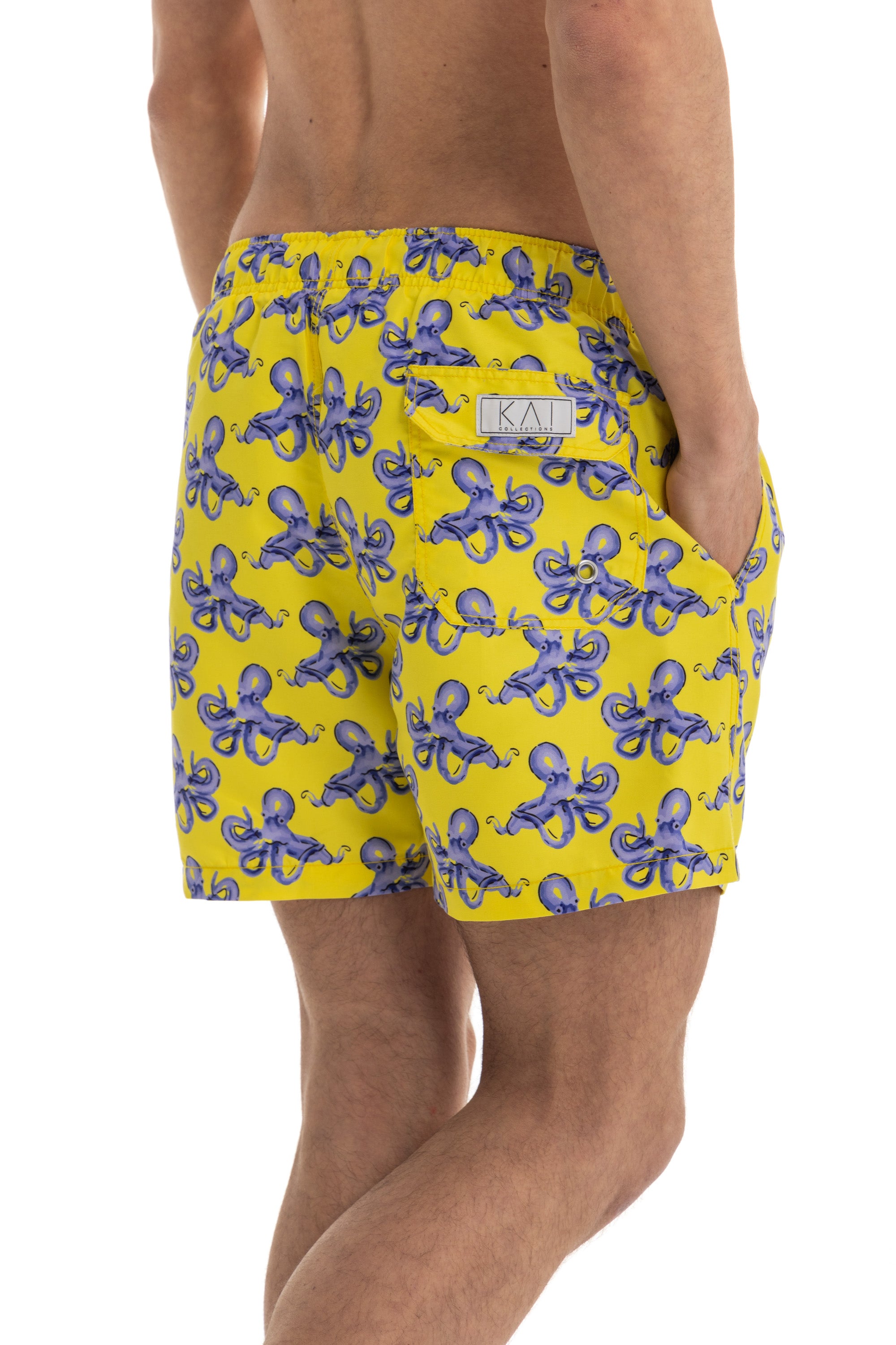 Purple Octopus Swim Shorts
