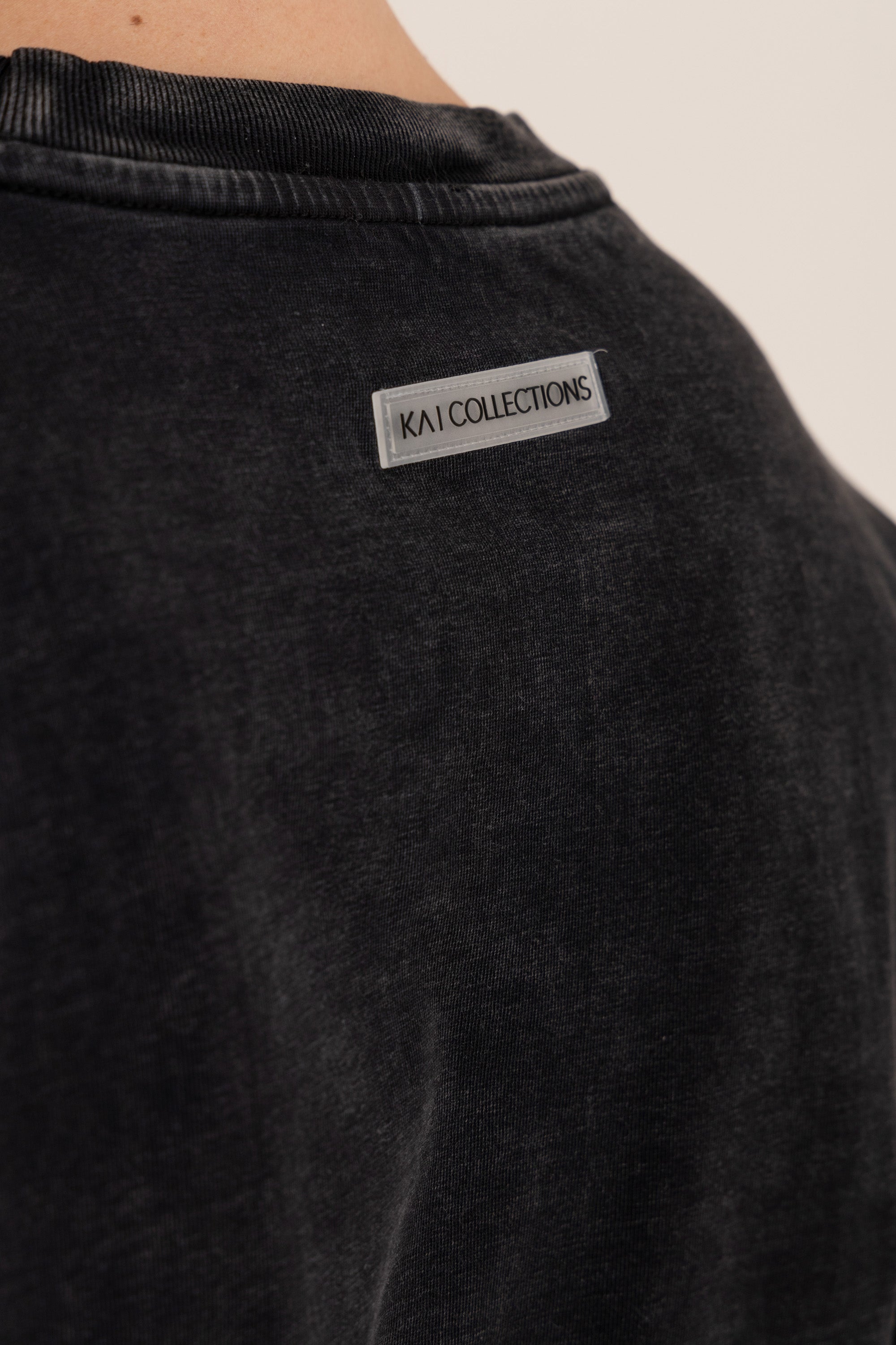 Black Acid Wash Long Sleeve T-Shirt Black Acid Wash Long Sleeve T-Shirt