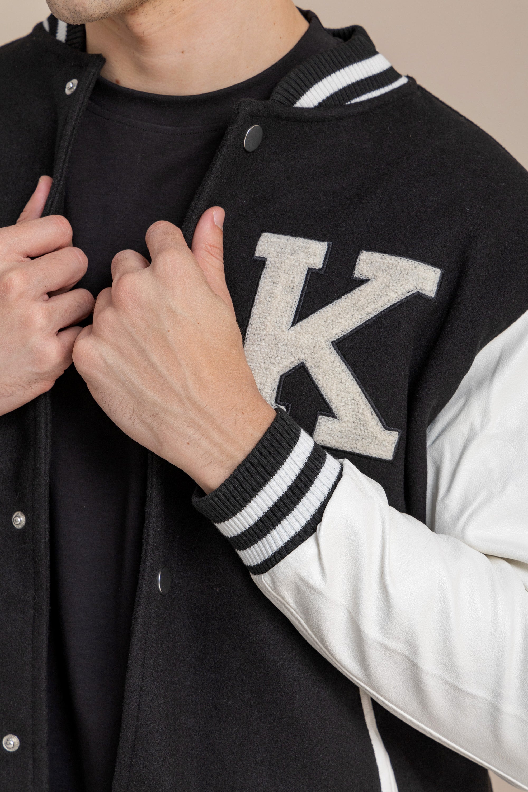 Black Varsity Jacket Black Varsity Jacket