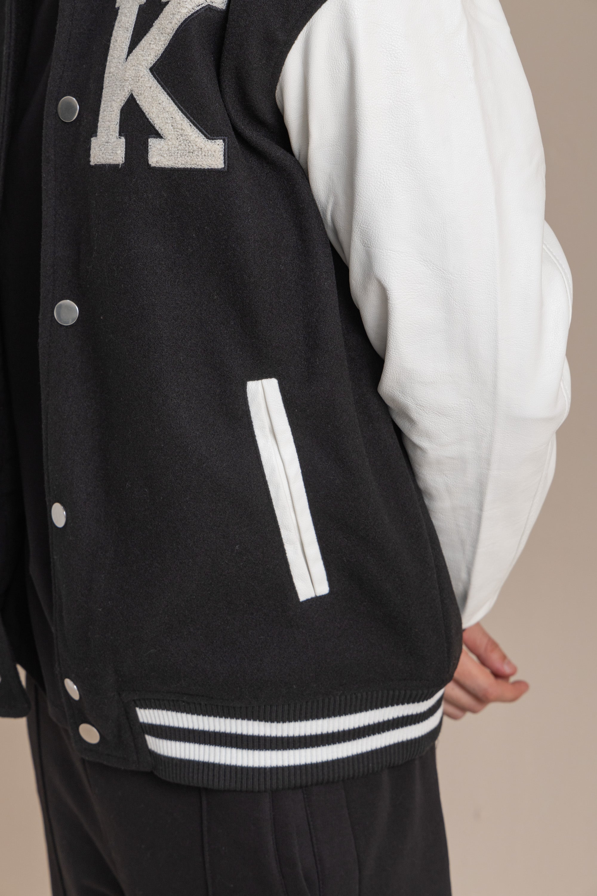 Black Varsity Jacket Black Varsity Jacket