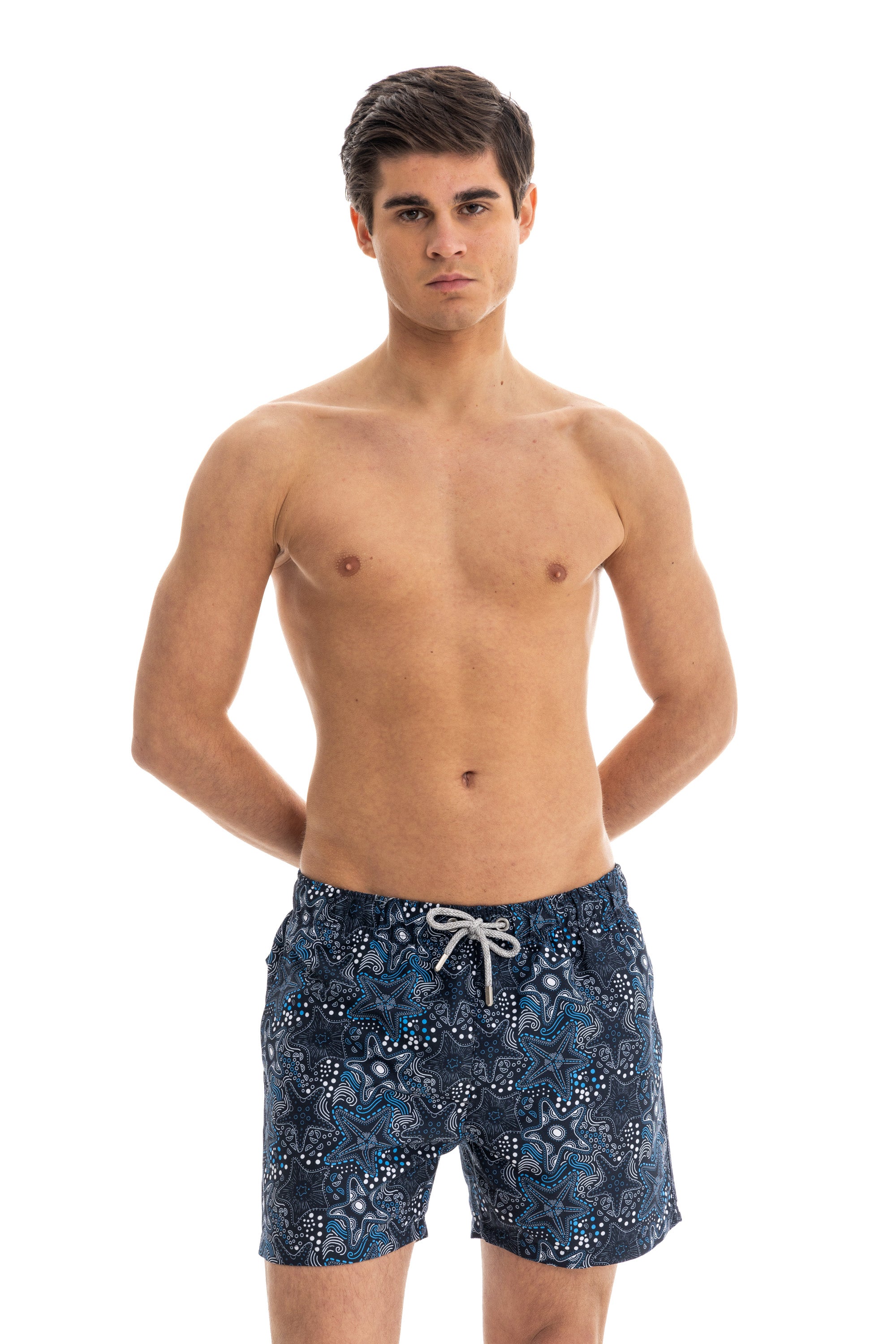 Navy Starfish Swim Shorts
