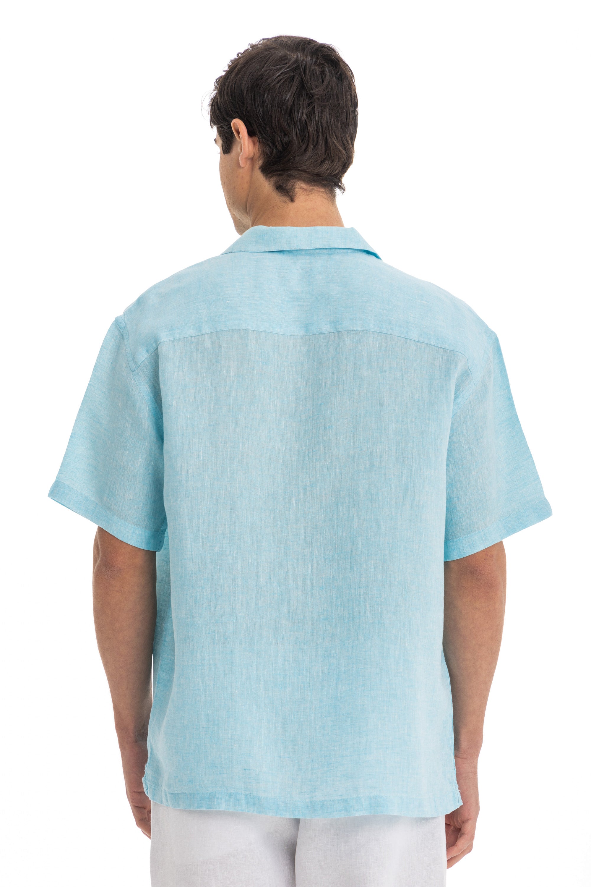 Mint Cuban Linen Shirt
