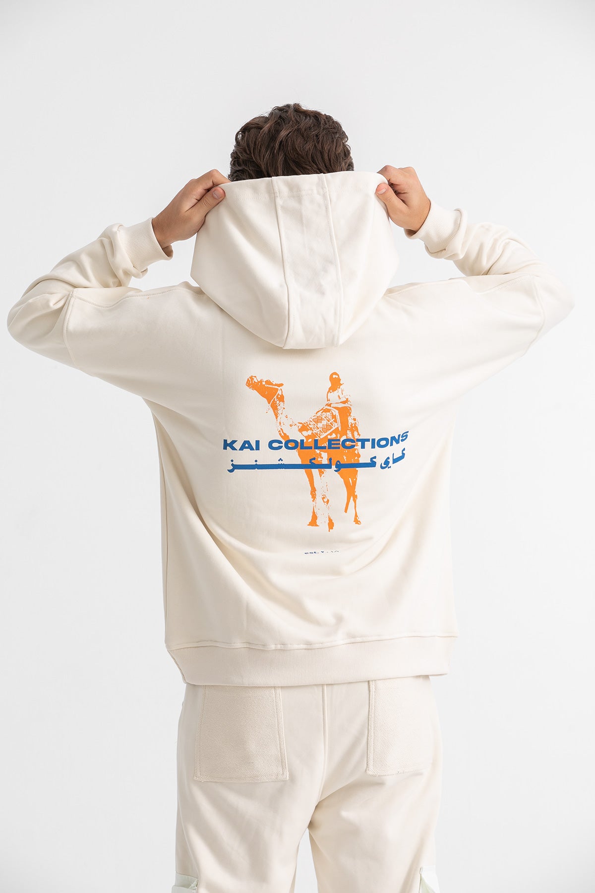 Unisex Orange Camel Rider Hoodie Unisex Orange Camel Rider Hoodie