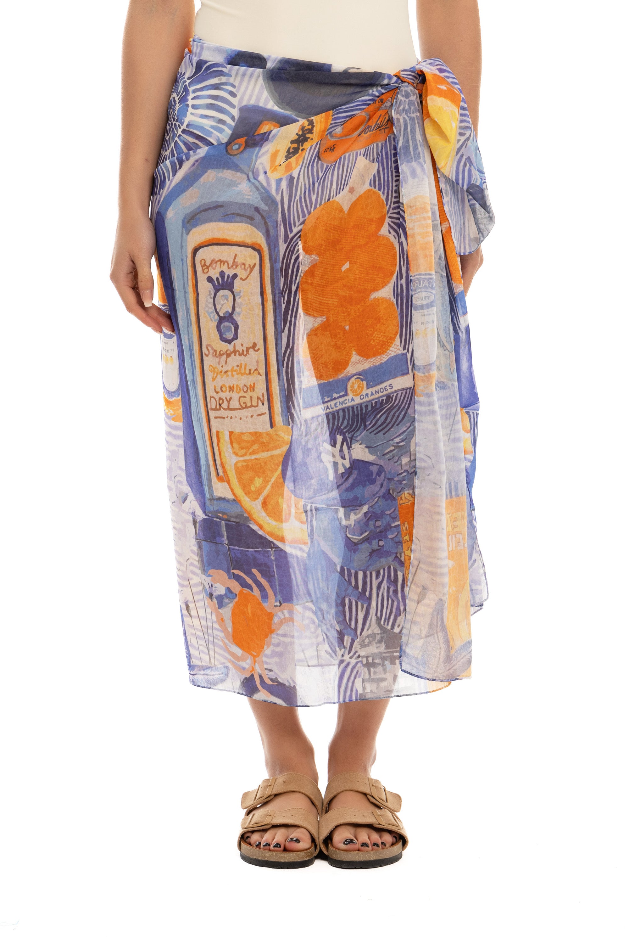 Summers In Europe Sarong Wrap