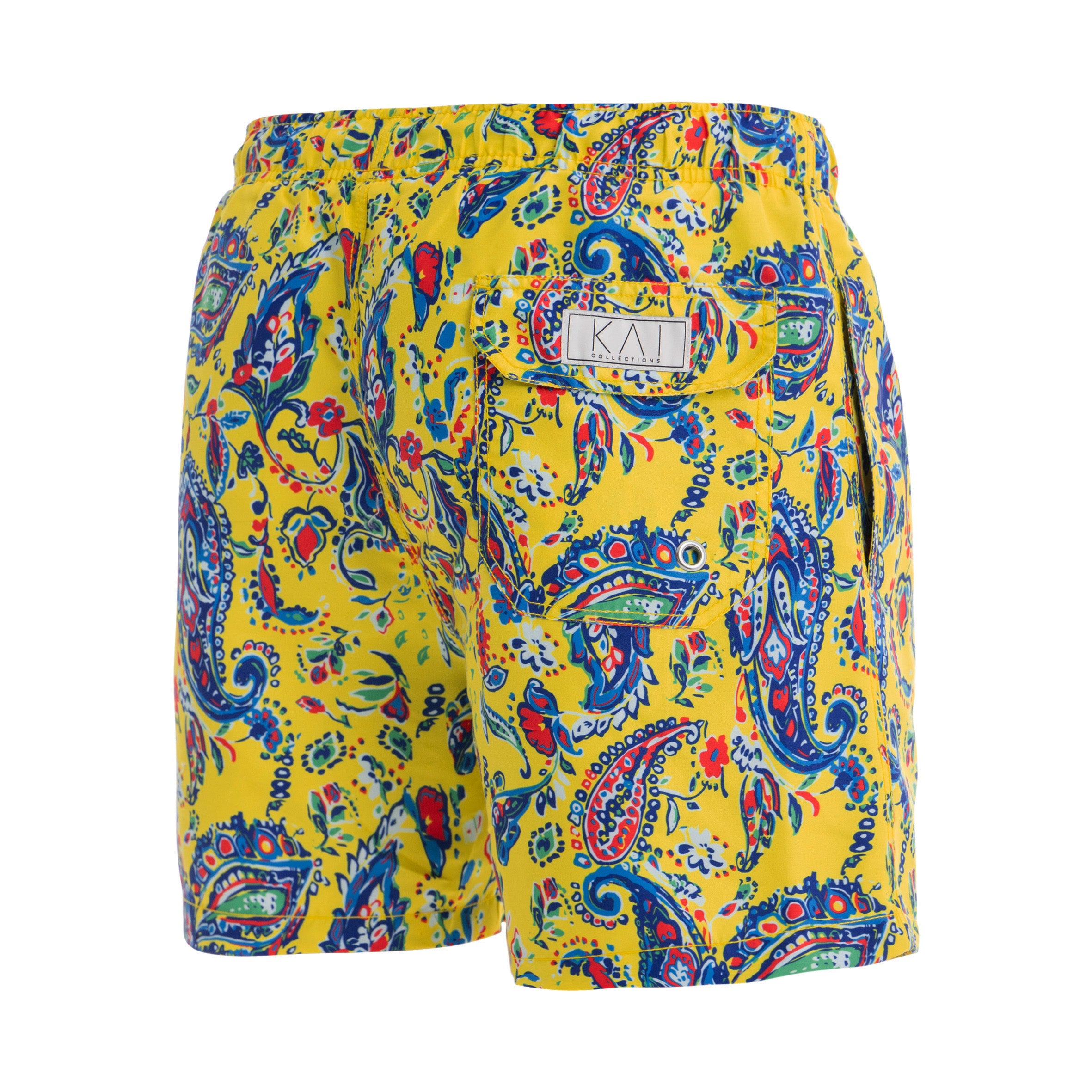 Yellow Paisley Swim Shorts Yellow Paisley Swim Shorts