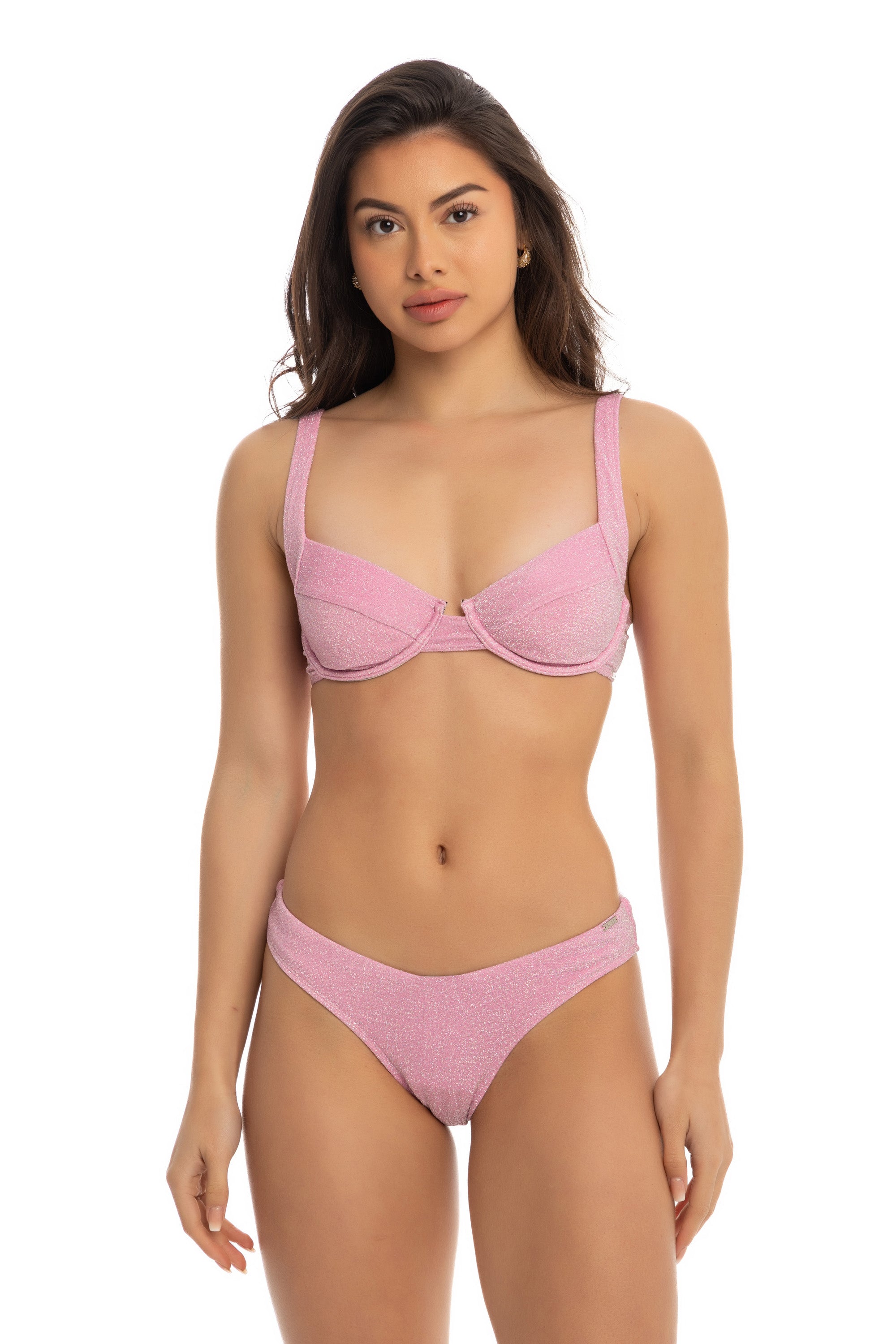 Pink Sparkle Maui Bikini Bottom