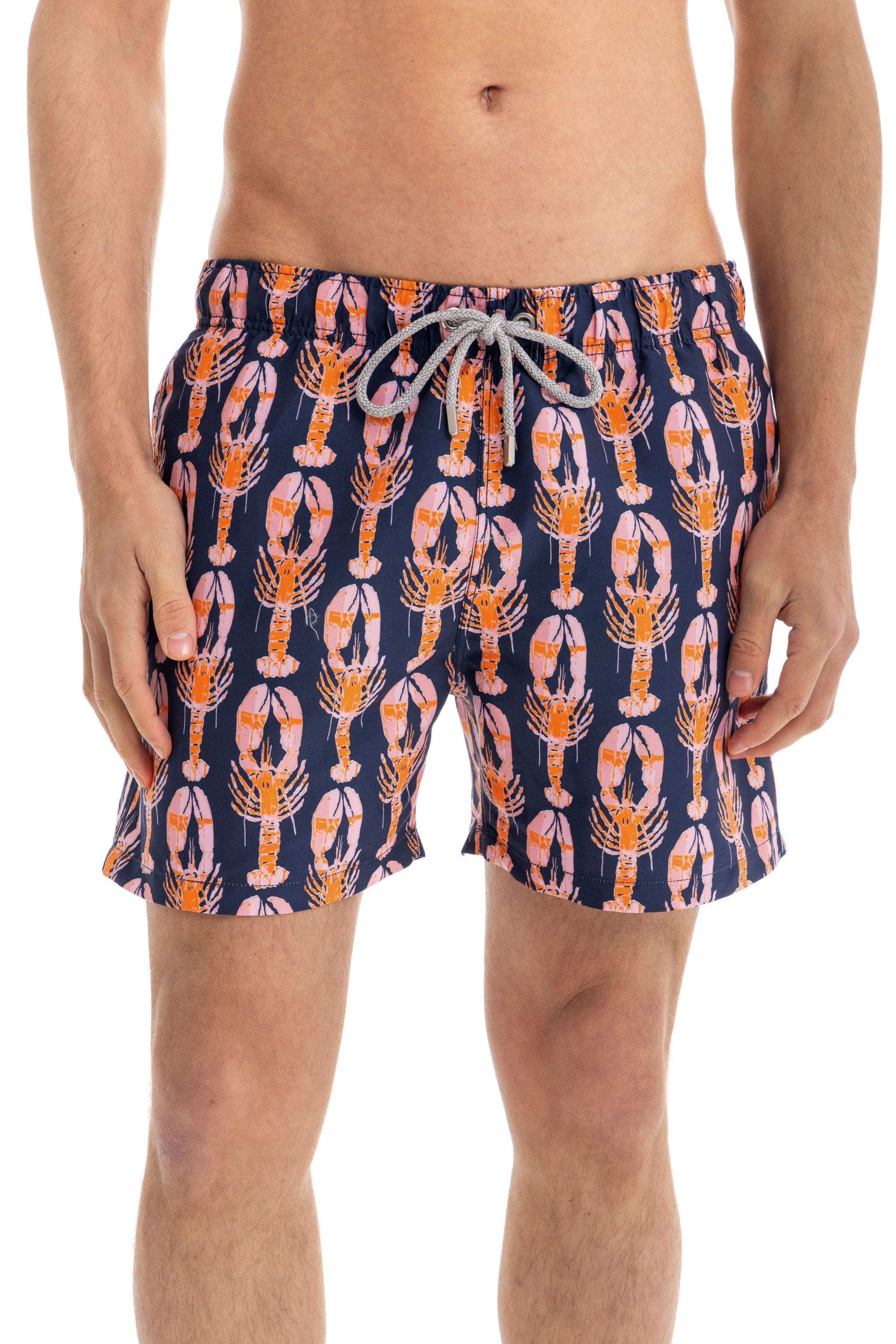 Navy Lobster Swim Shorts
