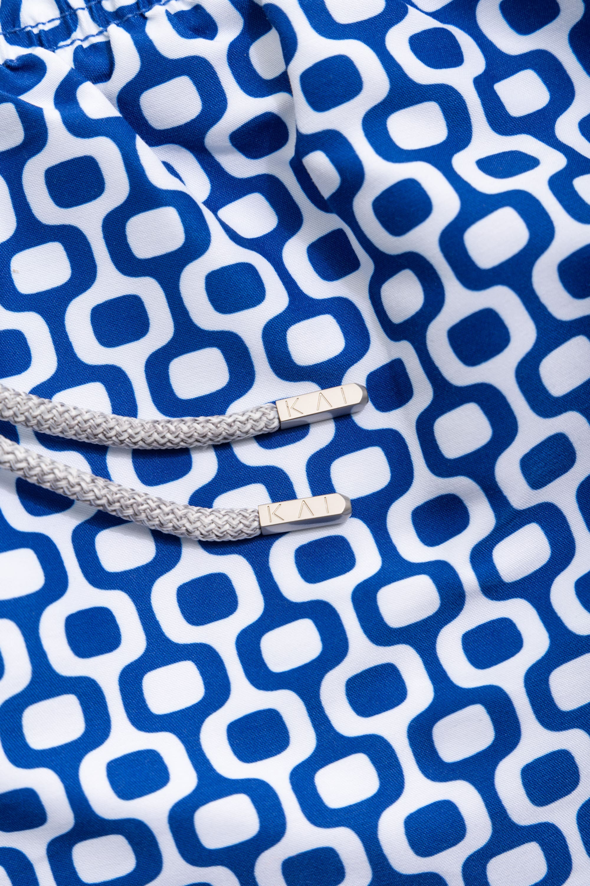 Navy Geometric Swim Shorts Navy Geometric Swim Shorts