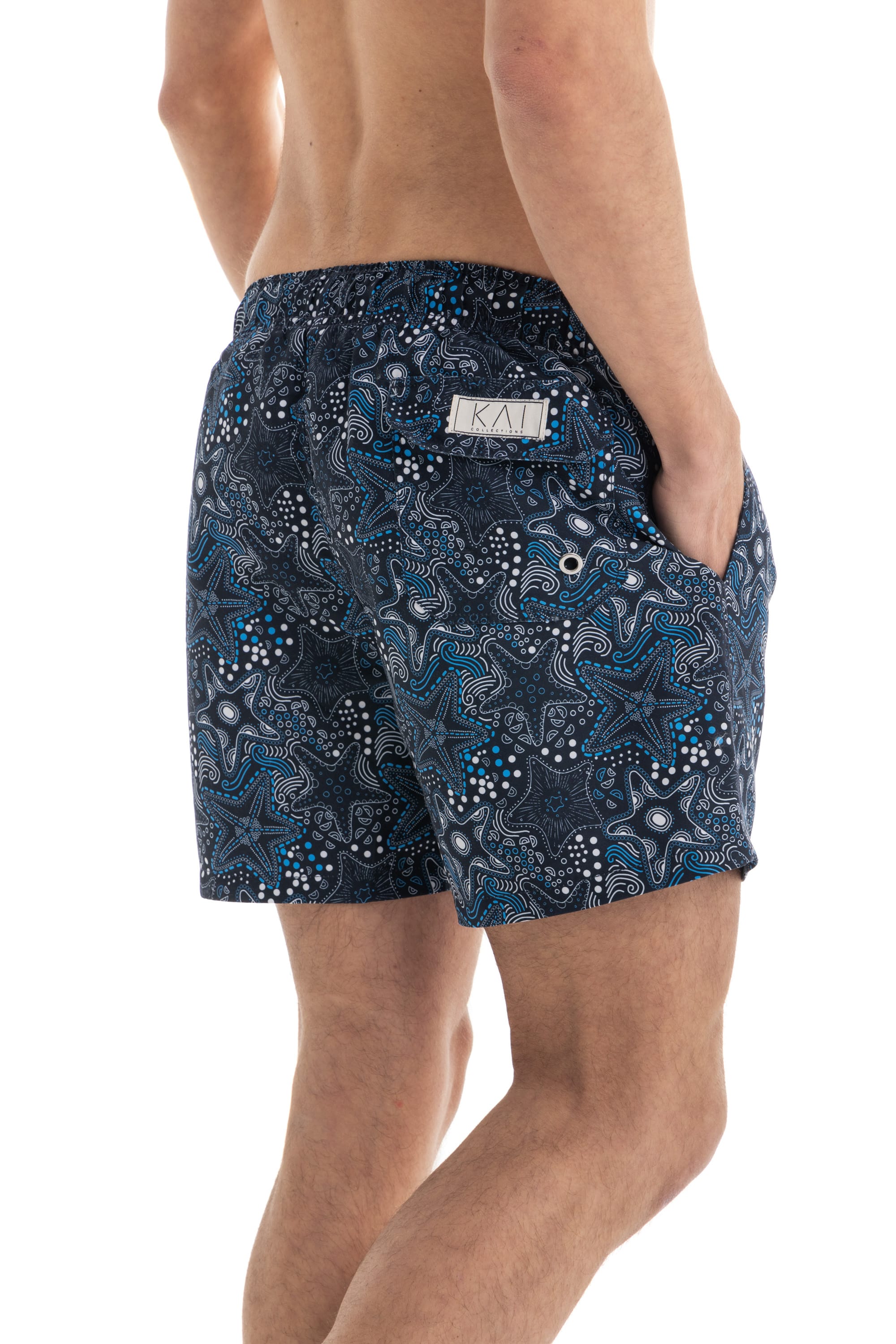 Navy Starfish Swim Shorts