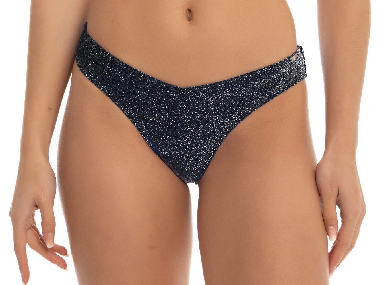 Black Sparkle Maui Bikini Bottom