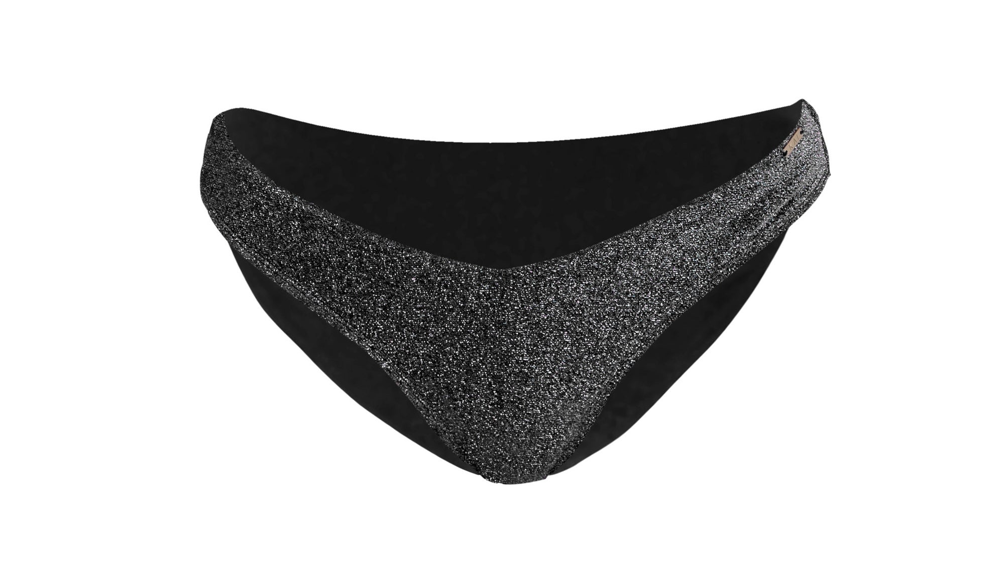 Black Sparkle Maui Bikini Bottom