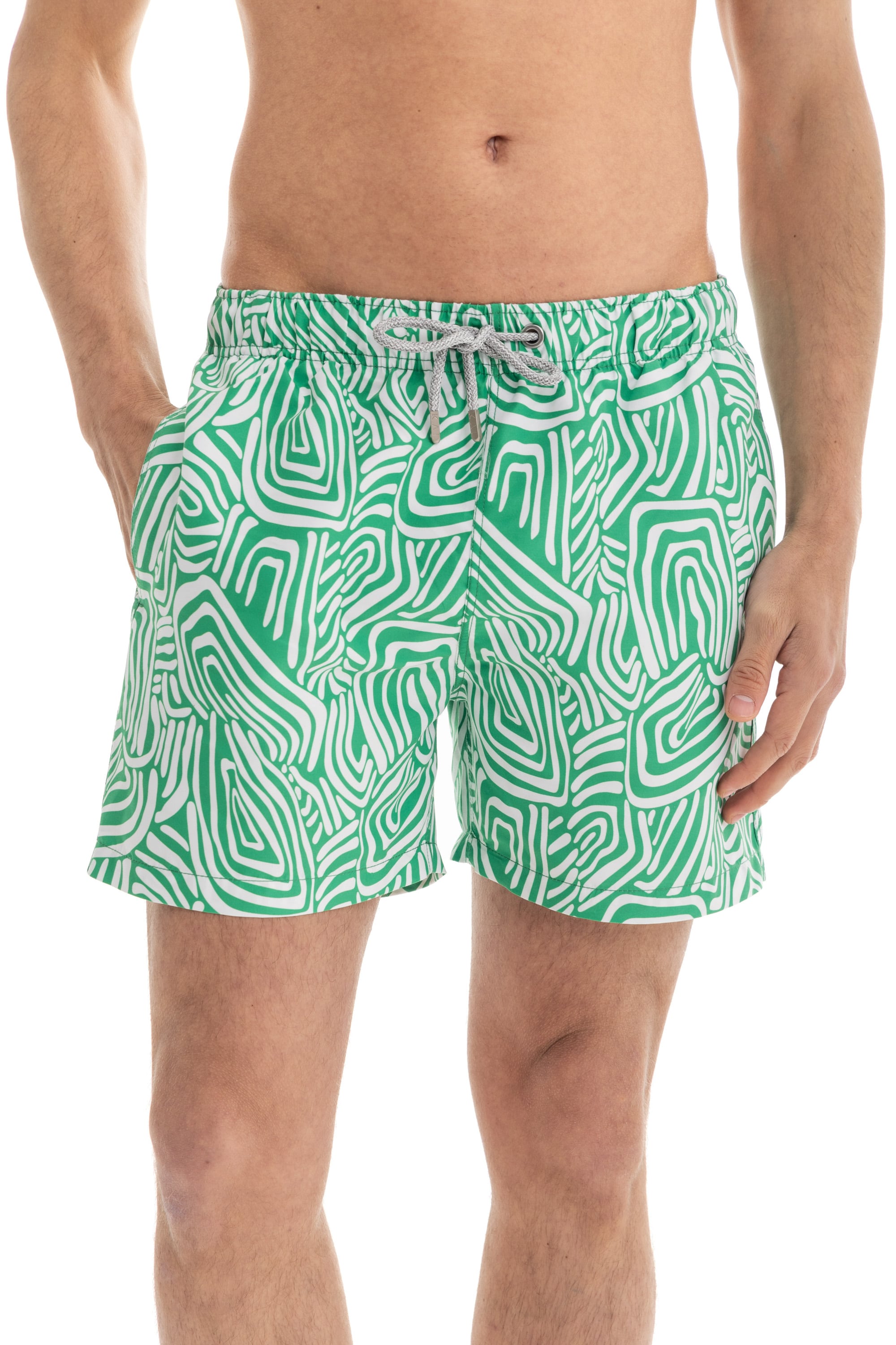 Green Labyrinth Swim Shorts Green Labyrinth Swim Shorts