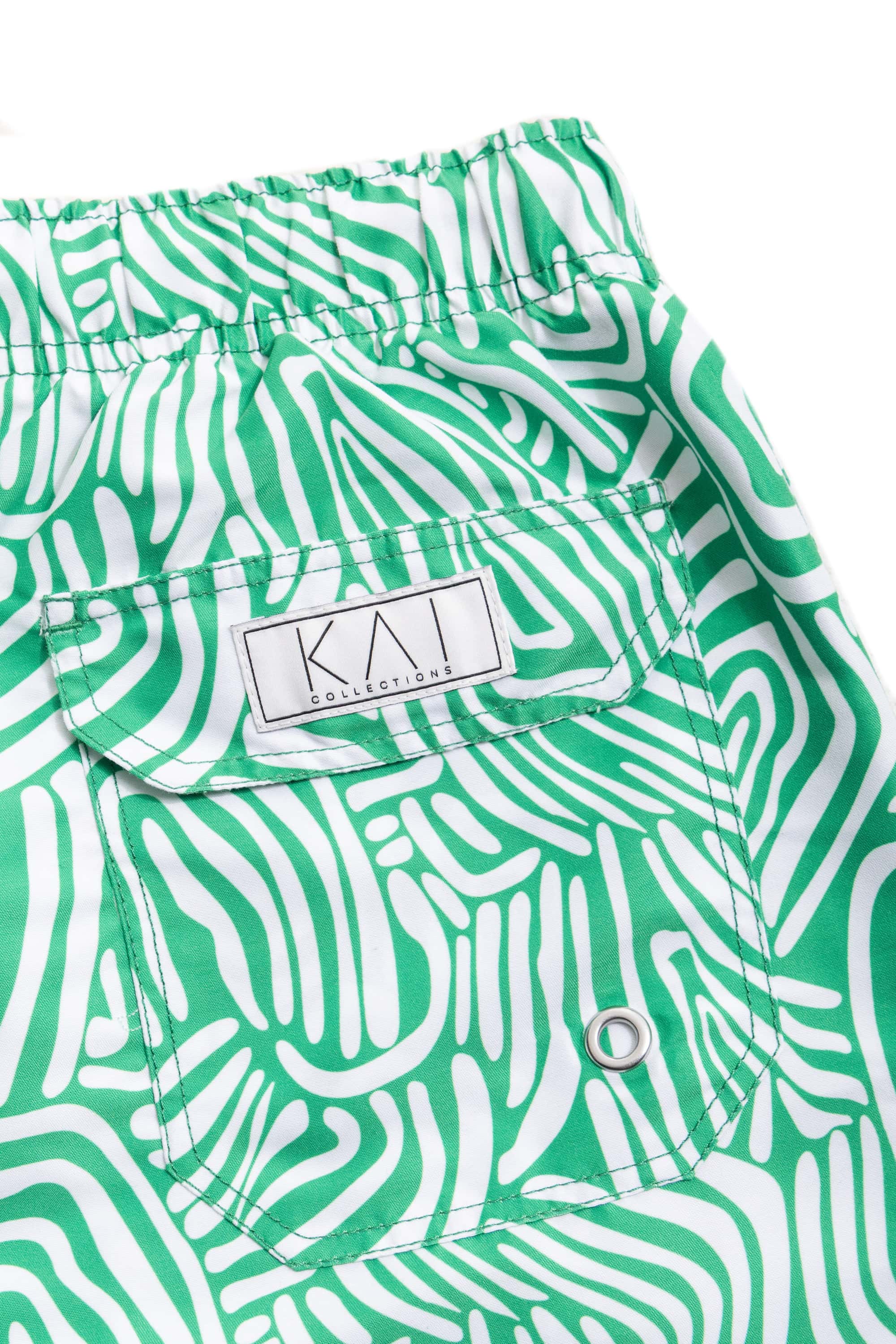 Green Labyrinth Swim Shorts Green Labyrinth Swim Shorts
