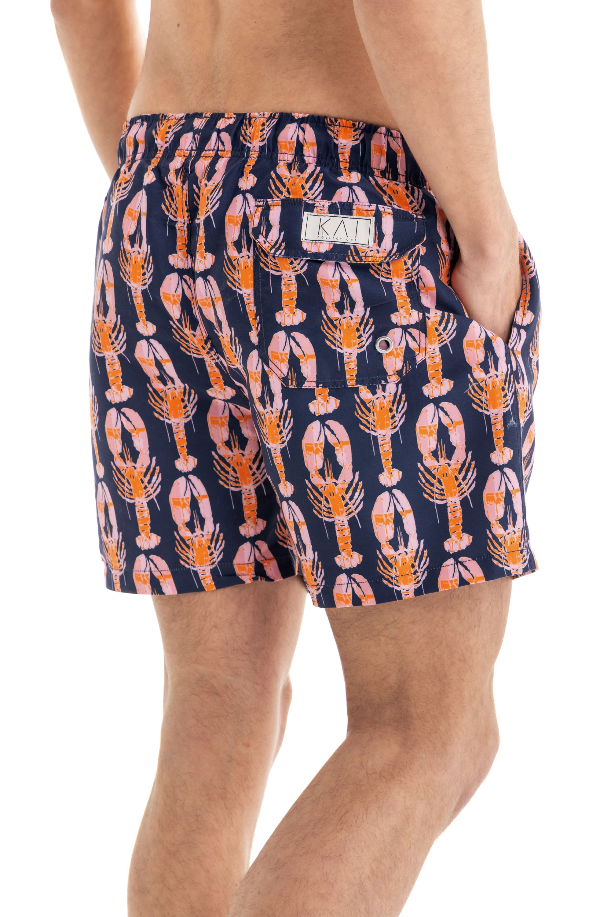 Navy Lobster Swim Shorts